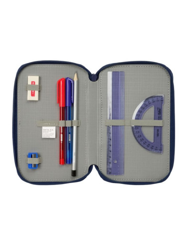 Fc barcelona piórnik z wyposażeniem triple filled pencil case 37 pcs 412629857