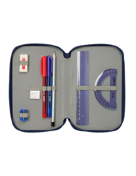 Fc barcelona piórnik z wyposażeniem triple filled pencil case 37 pcs 412629857