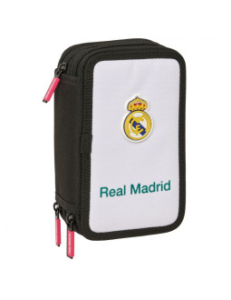 Real madryt piórnik z wyposażeniem triple filled pencil case 37 pcs 412654857