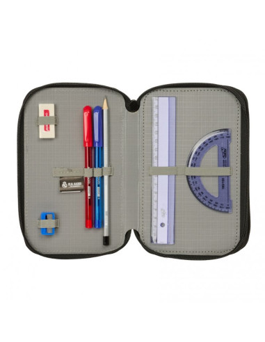 Real madryt piórnik z wyposażeniem triple filled pencil case 37 pcs 412654857