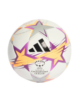 Piłka nożna adidas ucl womens league 26/27 league stage biało-pomarańczowo-srebrna ke5142