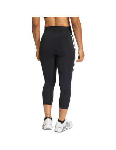 Legginsy damskie adidas 3/4 optime essentials workout 3-stripes czarne ke6062