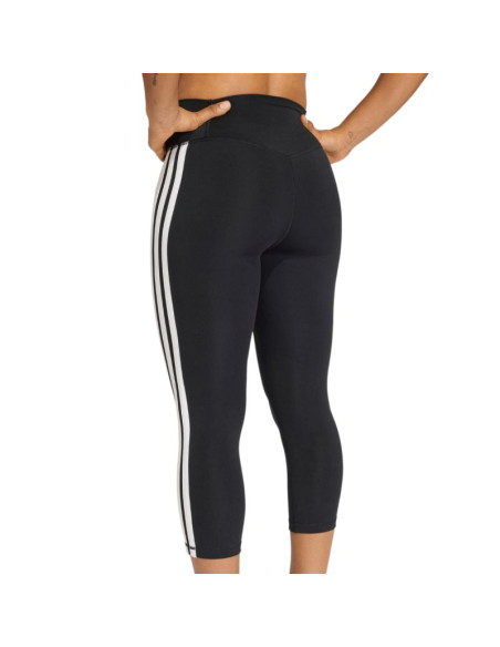 Legginsy damskie adidas 3/4 optime essentials workout 3-stripes czarne ke6062
