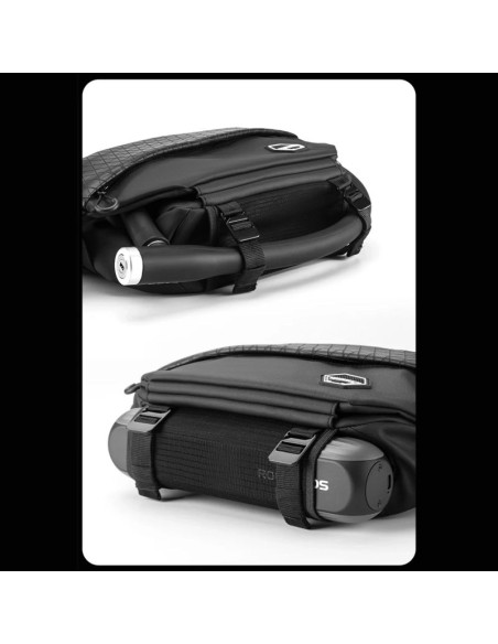 Torba rockbros h23 wielofunkcyjna wodoodporna 3.5 l - czarna