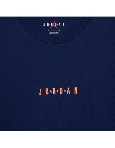 Koszulka sportowa męska air jordan jumpman embroidered air crew granatowa - dm3182-492