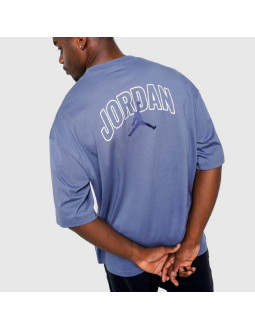 Koszulka męska air jordan brooklyn arch logo t-shirt niebieski -  ii2344-410 2
