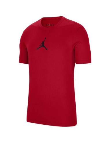 Koszulka męska air jordan jumpman flight t-shirt czerwona - cw5190-687