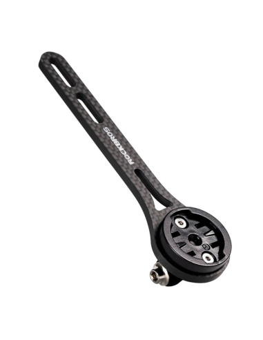 Uchwyt na licznik rowerowy rockbros fk-307w włókno węglowe - czarny