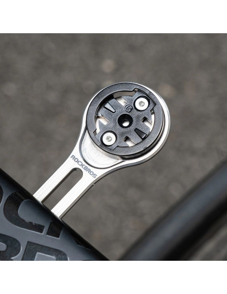 Uchwyt na licznik rowerowy rockbros fk-307t stop tytanu - tytanowy