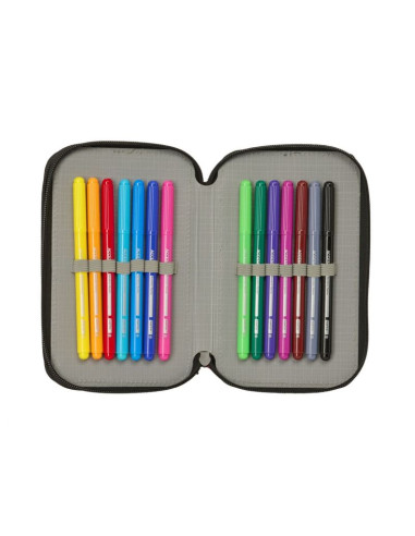 Real madryt piórnik z wyposażeniem double filled pencil case 29 pcs 412654854