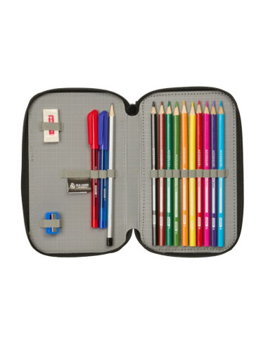 Real madryt piórnik z wyposażeniem double filled pencil case 29 pcs 412654854