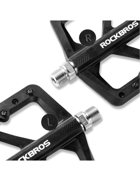 Pedały rowerowe rockbros m906 nylonowe - czarne