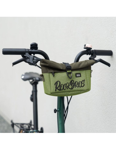 Torba przednia rockbros w020 dwufunkcyjna, na rower/na ramię - zielona