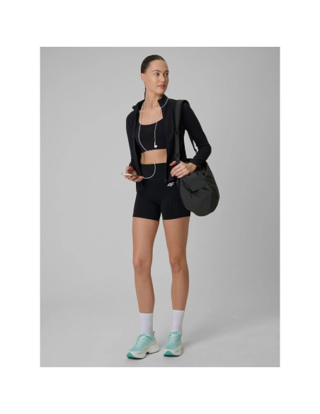 Legginsy krótkie treningowe szybkoschnące damskie 4f 4frss26tfstf134-20s