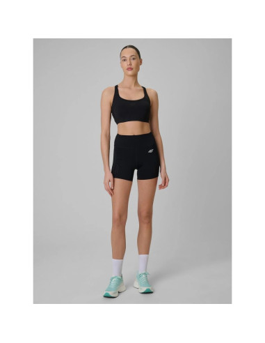 Legginsy krótkie treningowe szybkoschnące damskie 4f 4frss26tfstf134-20s