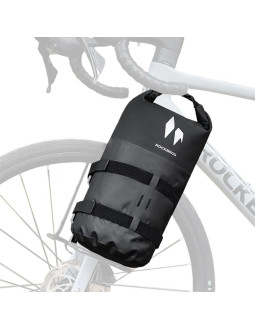 Torba na widelec rockbros as-156 7l wodoodporna sakwa - czarna