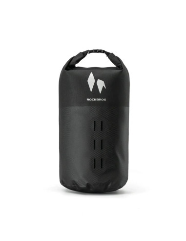 Torba na widelec rockbros as-156 7l wodoodporna sakwa - czarna