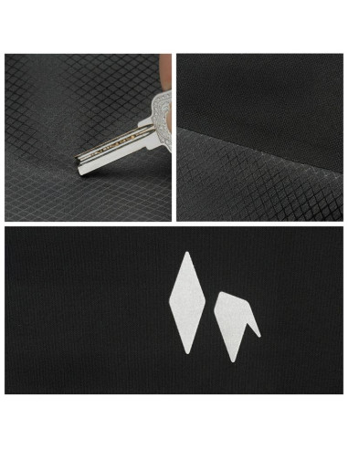 Torba na widelec rockbros as-156 7l wodoodporna sakwa - czarna