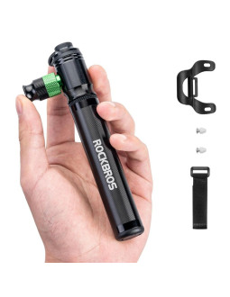 Pompka co2 rockbros hq-75d-co2 manualna/co2 aluminiowa - czarna 2