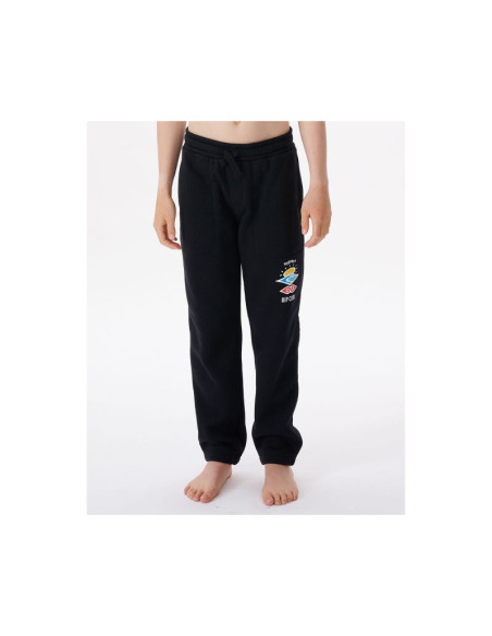 Spodnie rip curl search icon track pant-boy - czarny