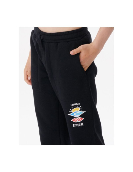 Spodnie rip curl search icon track pant-boy - czarny