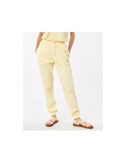 Spodnie rip curl re-entry trackpant - jasny żółty