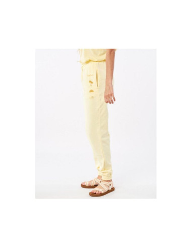Spodnie rip curl re-entry trackpant - jasny żółty