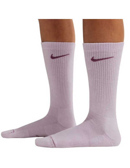 Skarpety nike everyday elevated 6 par różowe, niebieskie, zielone, beżowe hq8021 916