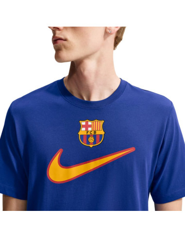 Koszulka męska nike fc barcelona swoosh niebieska iq5042 455