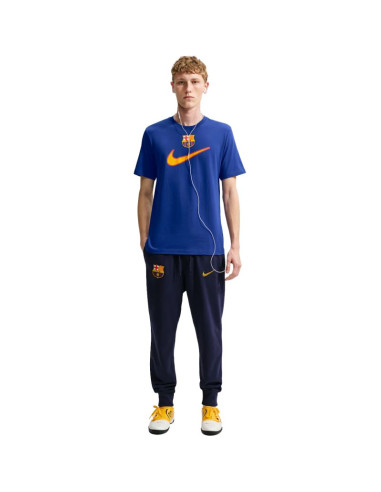 Koszulka męska nike fc barcelona swoosh niebieska iq5042 455