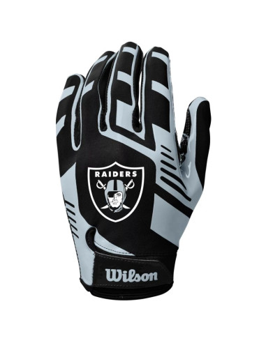 Wilson nfl stretch fit receivers gloves wtf9326lv czarne one size