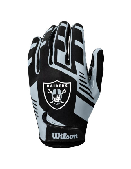 Wilson nfl stretch fit receivers gloves wtf9326lv czarne one size