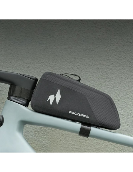 Torba na górną rurę rockbros as-151 ridemate wodoodporna - czarna
