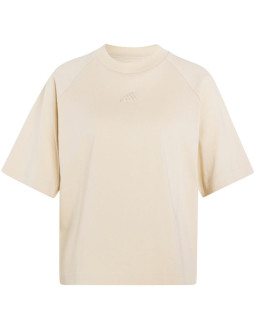 Koszulka damska adidas kit small logo kremowa kt0302 2