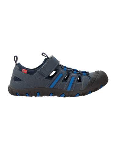 Sandały sportowe dziecięce dla chłopca/dziewczynki trollkids kids sandefjord sandal xt navy/medium blue (668-117)
