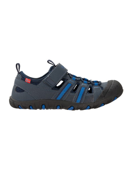 Sandały sportowe dziecięce dla chłopca/dziewczynki trollkids kids sandefjord sandal xt navy/medium blue (668-117)