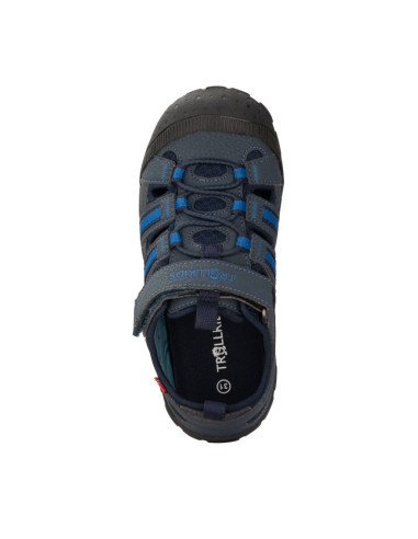 Sandały sportowe dziecięce dla chłopca/dziewczynki trollkids kids sandefjord sandal xt navy/medium blue (668-117)