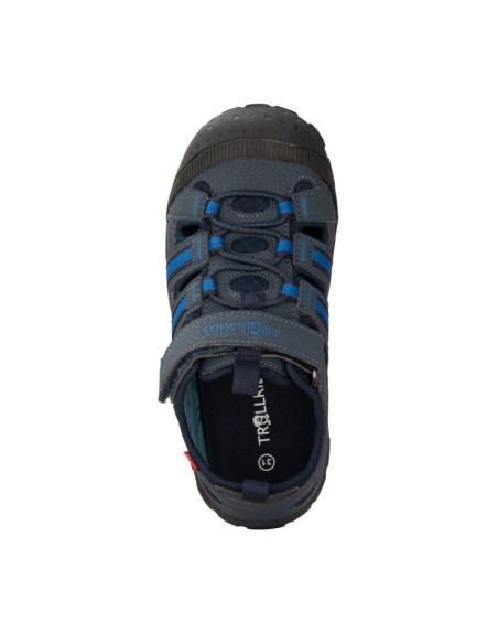 Sandały sportowe dziecięce dla chłopca/dziewczynki trollkids kids sandefjord sandal xt navy/medium blue (668-117)