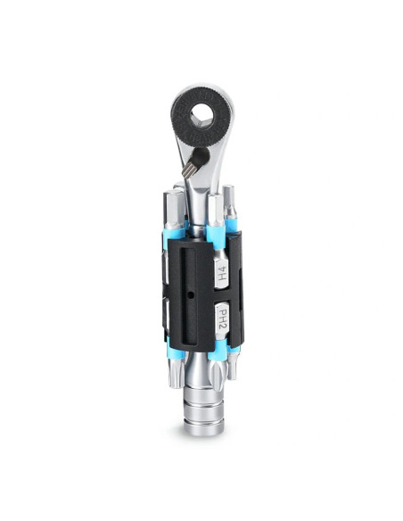 Multitool rowerowy rockbros tg-8601 grzechotka s2 cylindryczna obudowa - czarny