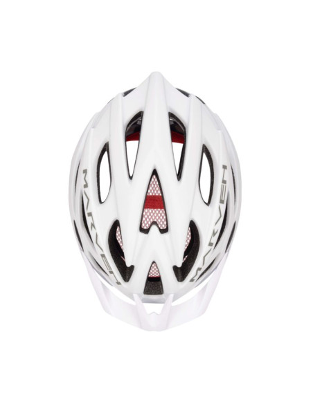 Kask meteor marven l 58-61 cm biało-szary 24725