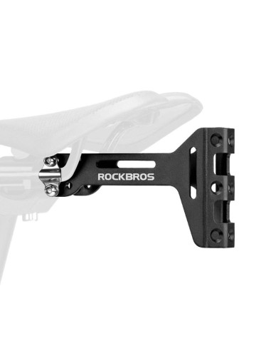 Adapter koszyka na bidon rockbros 31210003001 pod siodełko aluminiowy - czarny