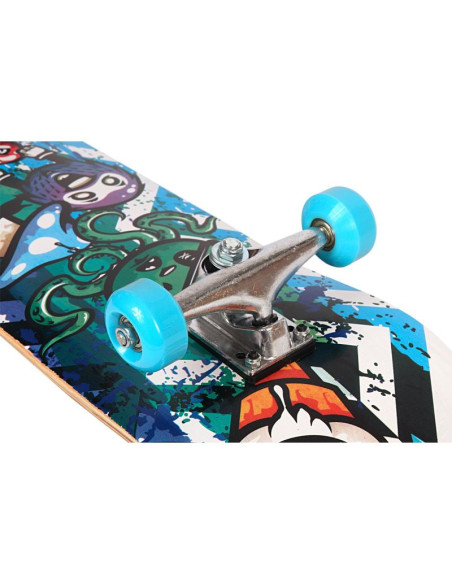Deskorolka drewniana ocotopus blue best sporting