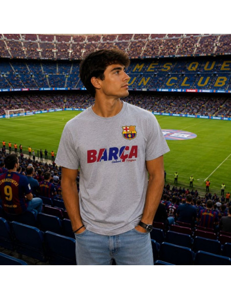 Fc barcelona t-shirt męski bawełna 5001cbsg