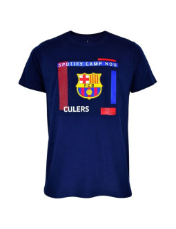 Fc barcelona t-shirt męski bawełna 5001cetst