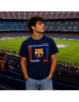Fc barcelona t-shirt męski bawełna 5001cetst 2