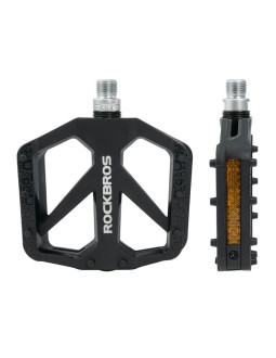 Pedały rowerowe rockbros bp2602 nylonowe - czarne 2