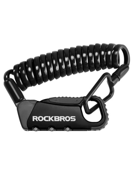 Zapięcie rowerowe rockbros rbk6n na szyfr - czarne