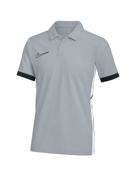 Koszulka dla dzieci nike dri-fit academy polo szara fz9763 012
