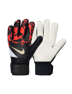 Rękawice bramkarskie dla dzieci nike match goalkeeper czarno-czerwone hq0258 011