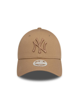 Damska czapka daszkiem new era 9forty mlb ny new york yankees brązowa - 60471463 2